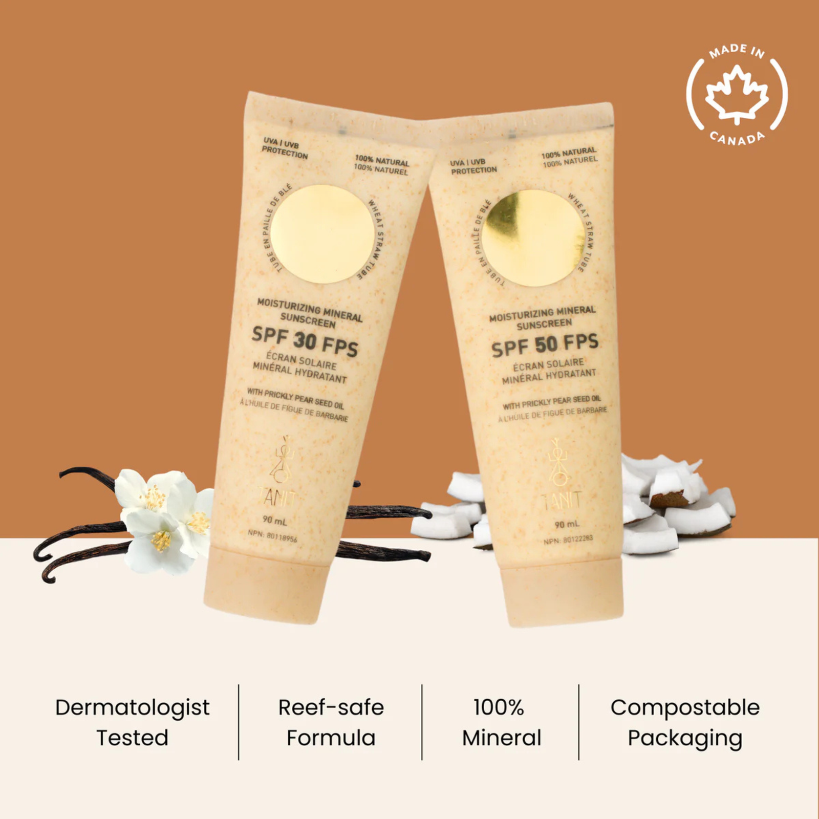 Tanit Mineral Sunscreen Spf 50 Unscented