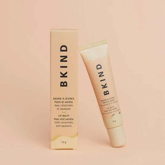 BKIND Nourishing Ceramide Lip Balm Pear and Vanilla