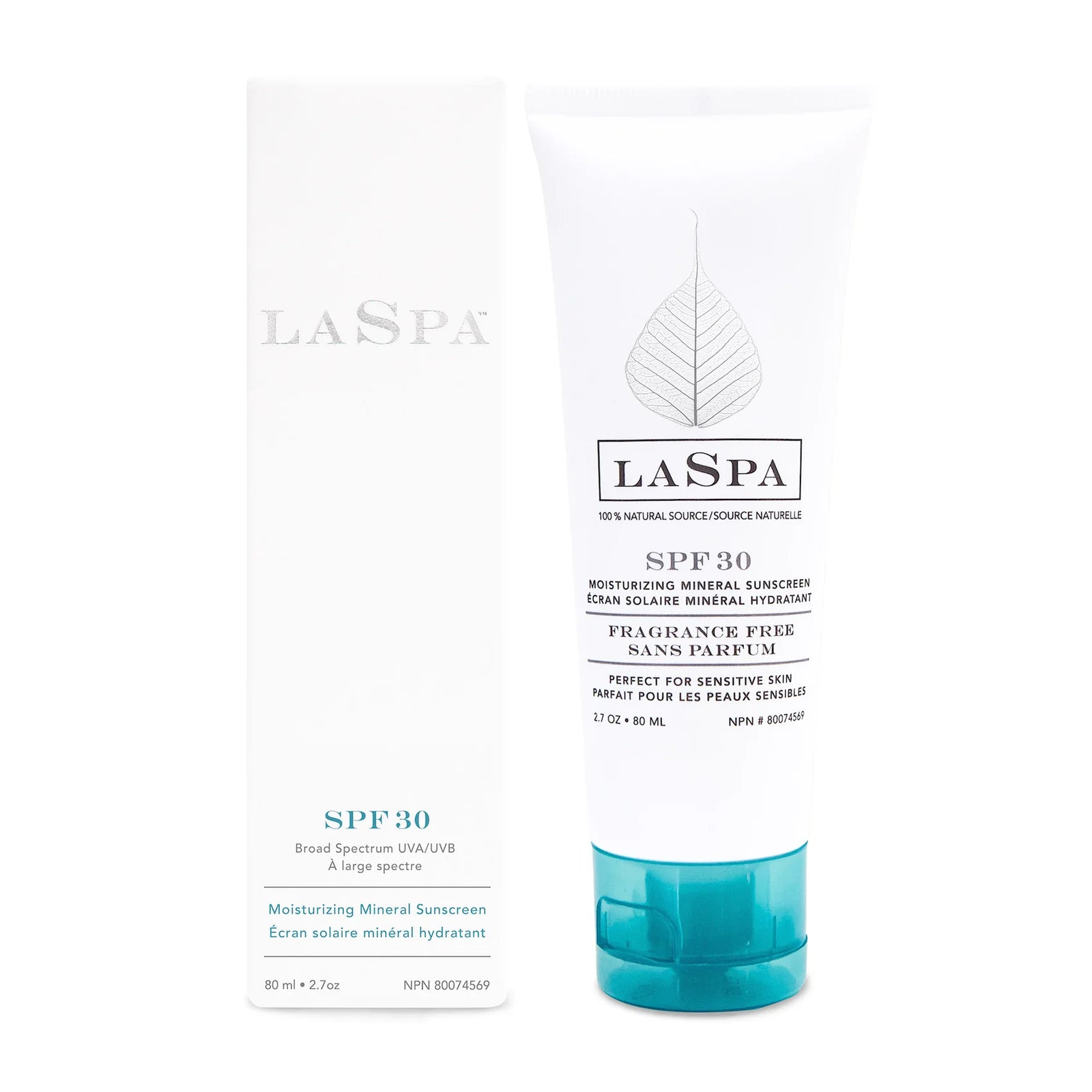LaSpa SPF30 Moisturizing Mineral Sunscreen