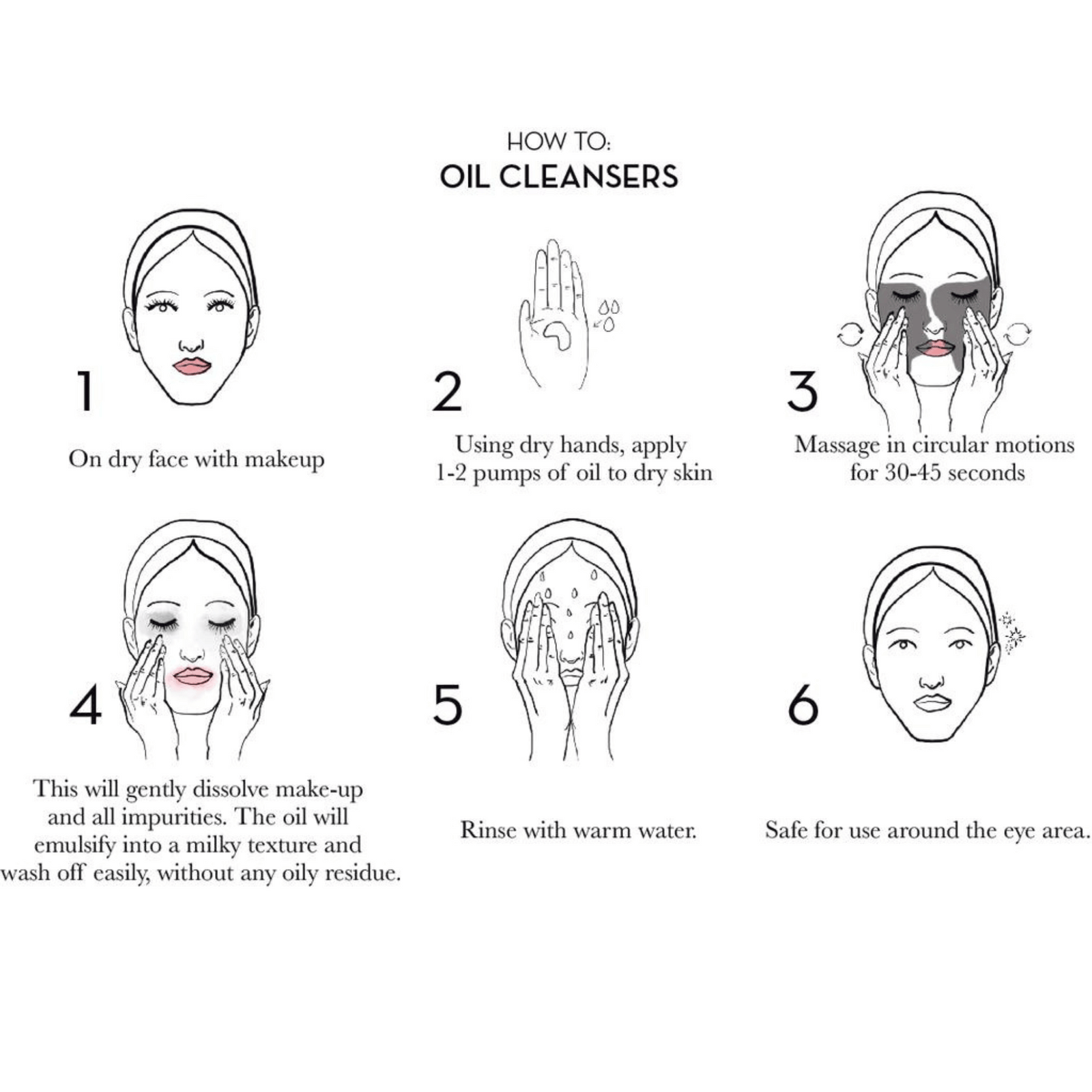 Uma Oil Cleanser Instructions