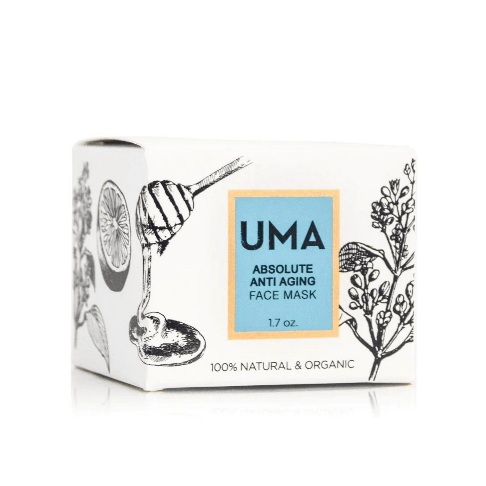 uma absolute anti-aging face mask box