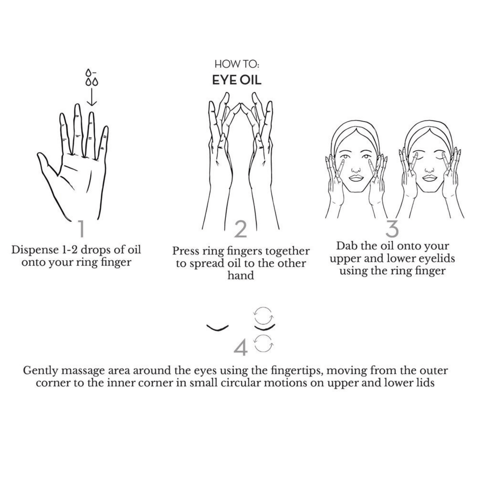 uma eye oil instructions