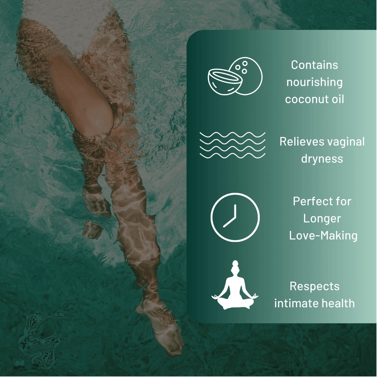 graphic showing the yes natural lubricate is moisturizing