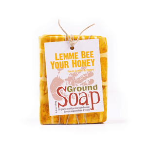 ground soap honey wrapped