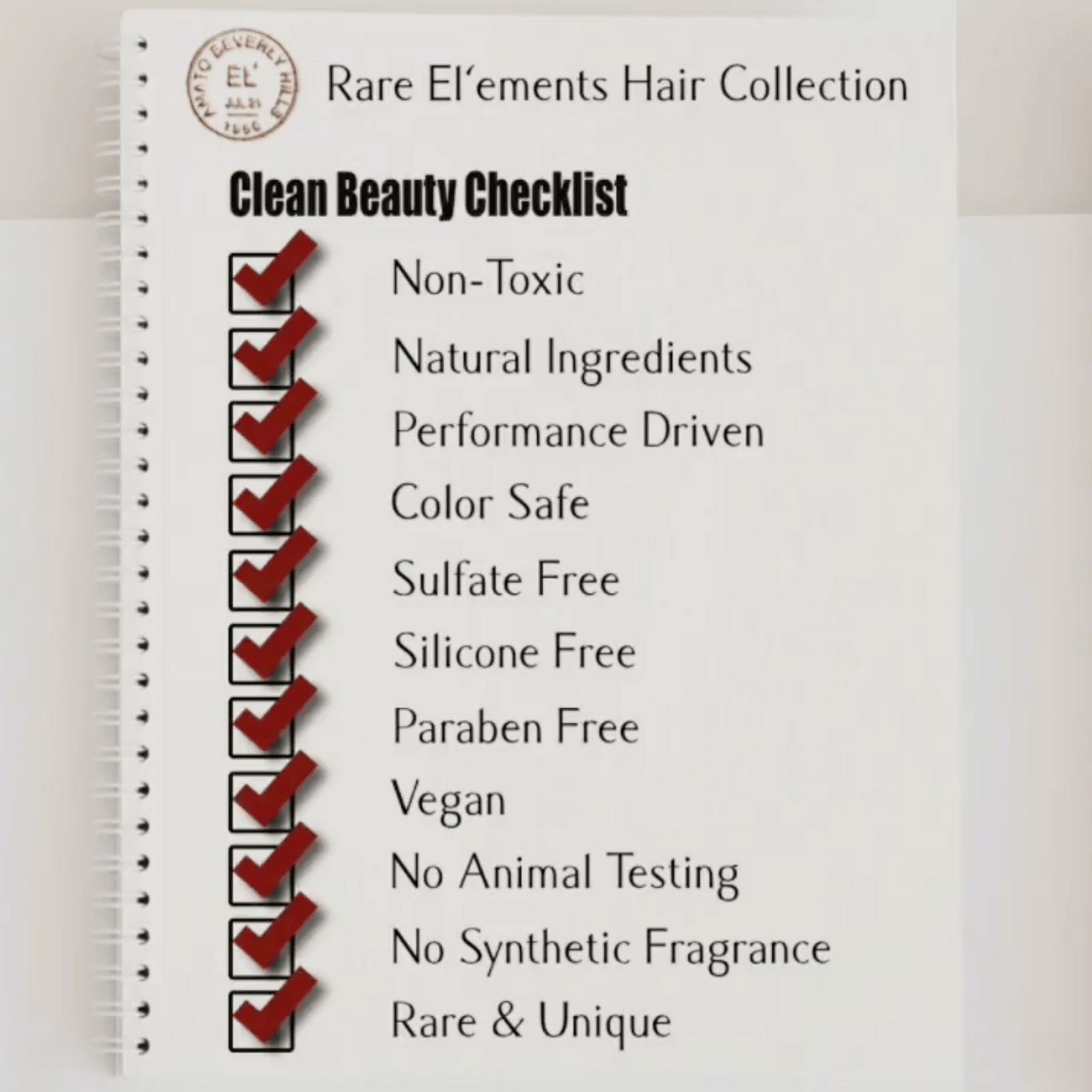 non toxic checklist