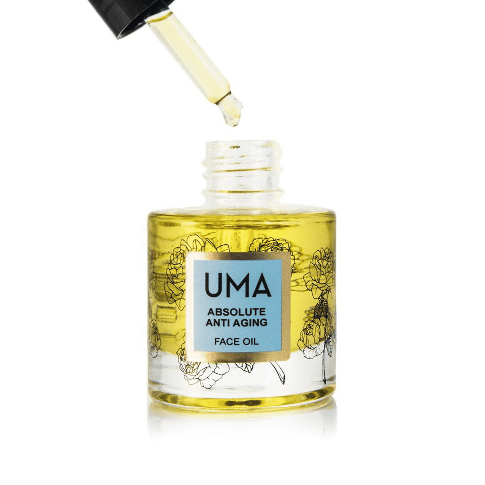 uma anti-aging face oil dropper