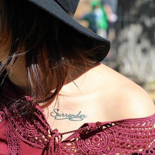 Conscious Ink Temporary Tattoo - Surrender