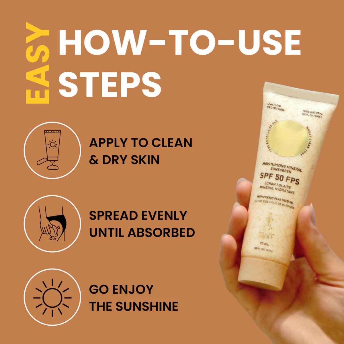 Tanit Mineral Sunscreen Spf 50 Unscented