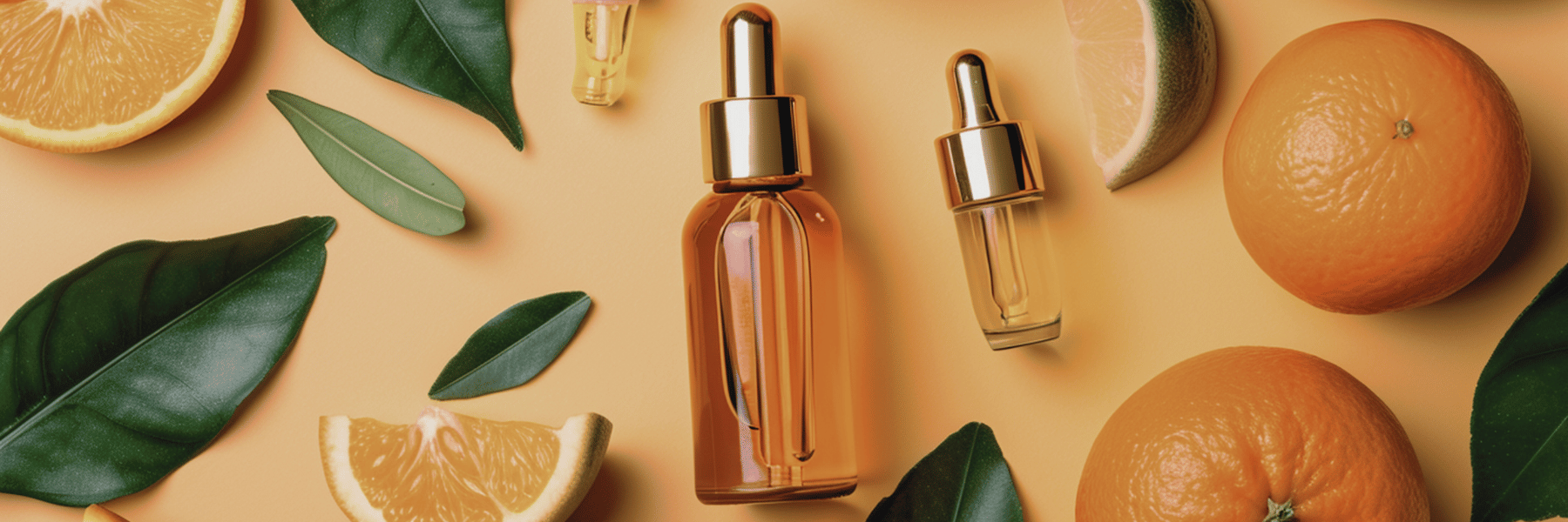 Vitamin C serum for anti aging skincare routine.
