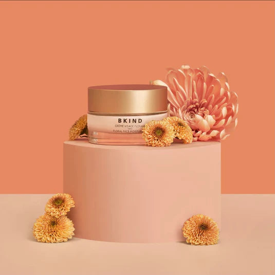 Sample of BKIND Floral Face Moisturizer with Hyaluronic Acid