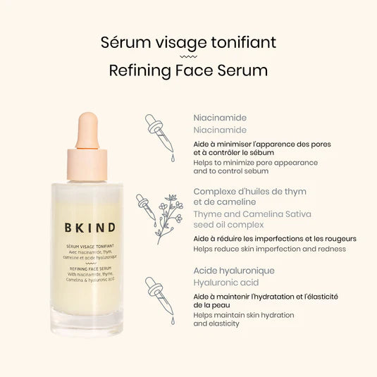 BKIND Refining Face Serum with Niacinamide & Witch Hazel Water