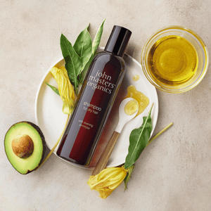shampoo for dry hair with avocado and honey