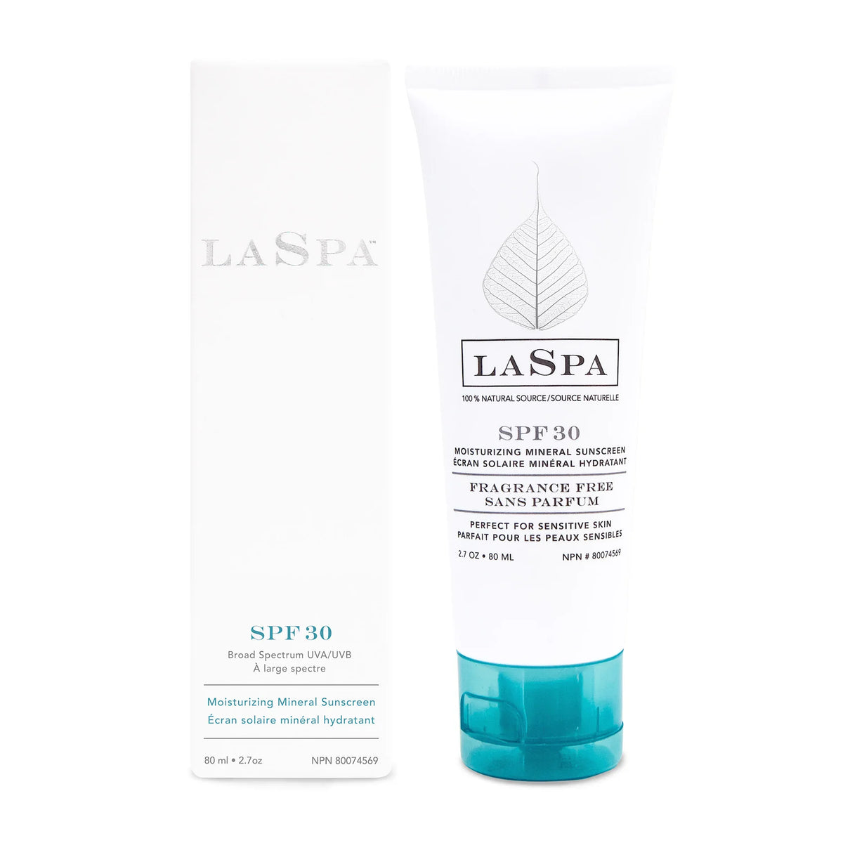 LaSpa SPF30 Moisturizing Mineral Sunscreen