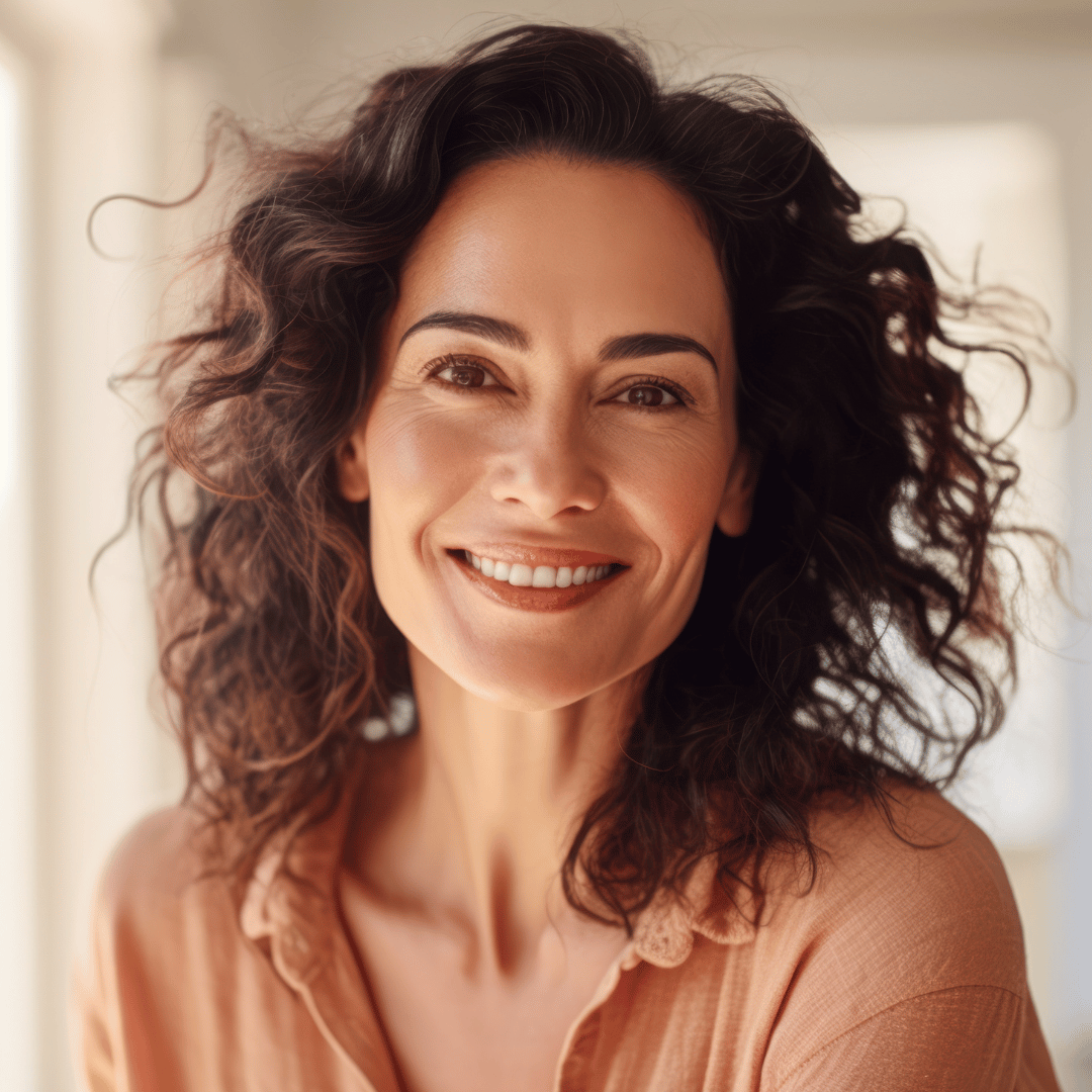 Beautiful skin mature woman