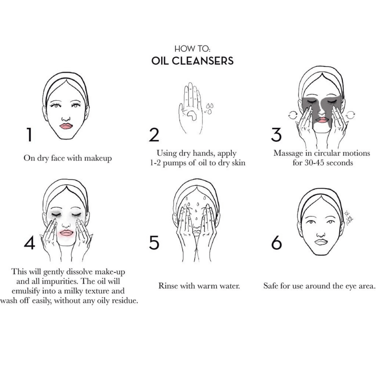 Uma Oil Cleanser Instructions