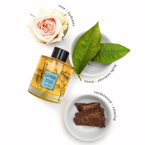 uma body oil ingredients