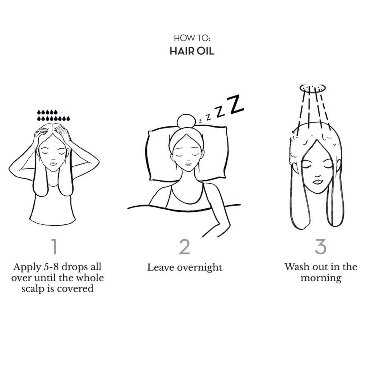 uma hair oil instructions