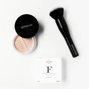 alima foundation brush and box