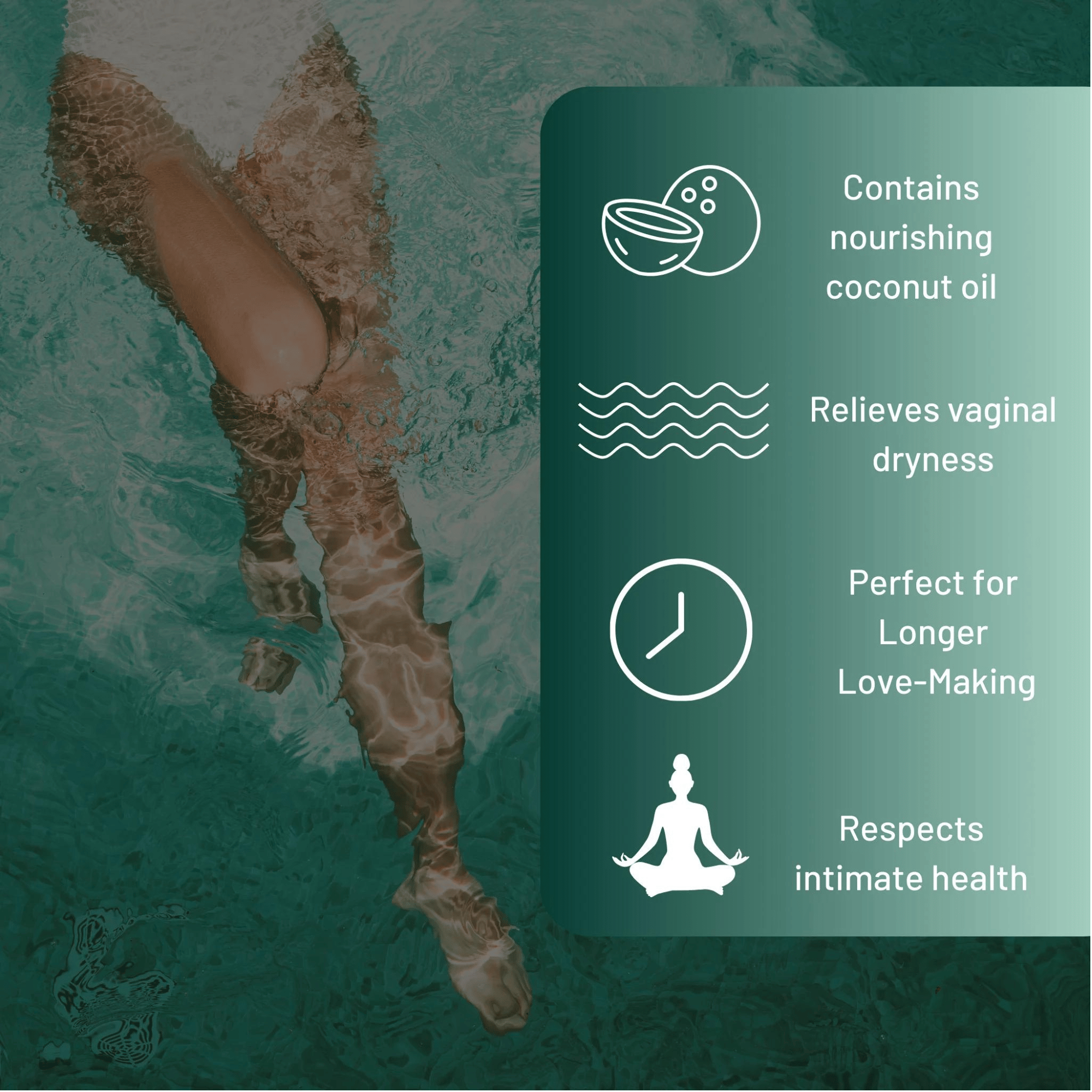 graphic showing the yes natural lubricate is moisturizing