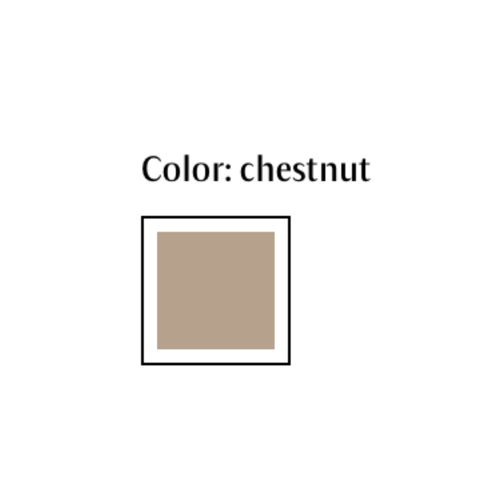 chestnut shade swatch