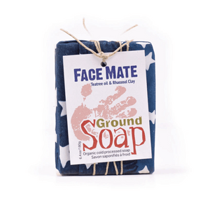 ground soap face mate wrapped