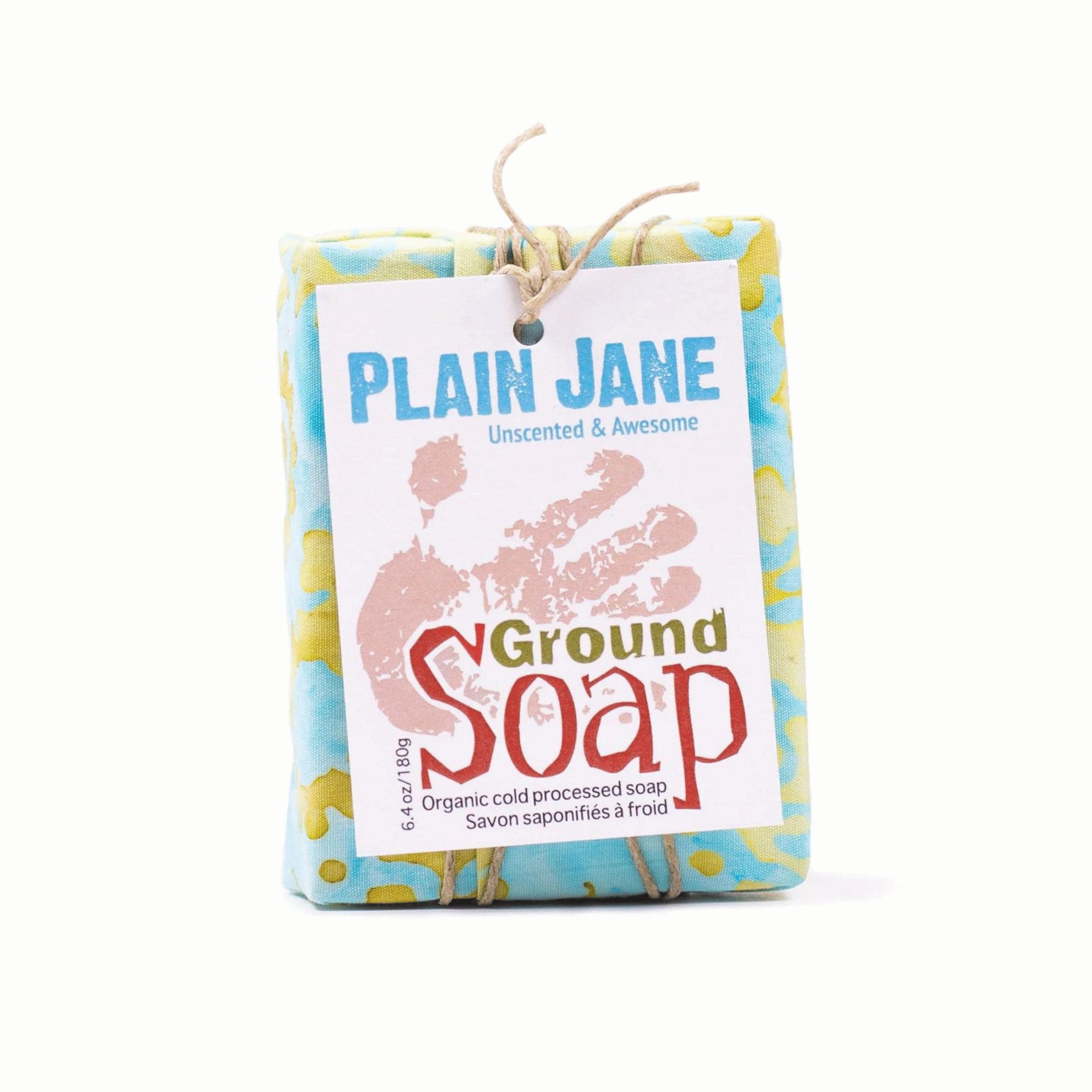 Ground Soap Plain Jane (unscented) - Lilou Organics