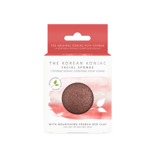 konjac sponge red clay
