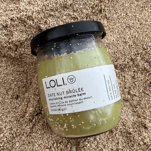 loli date nut brûlée on sand