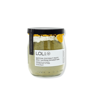 loli beauty matcha coconut paste
