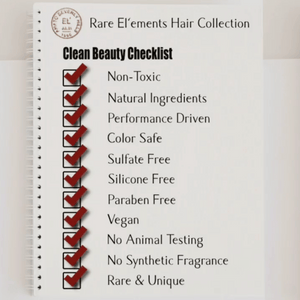 checklist clean ingredients
