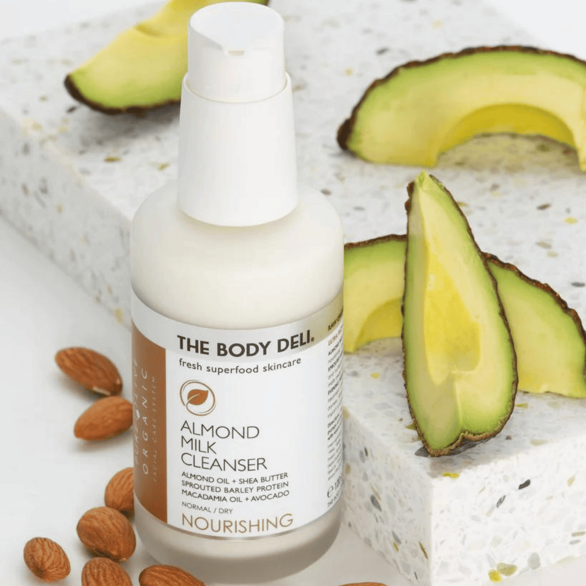 Almond Milk Cleanser with Almonds and Avocado