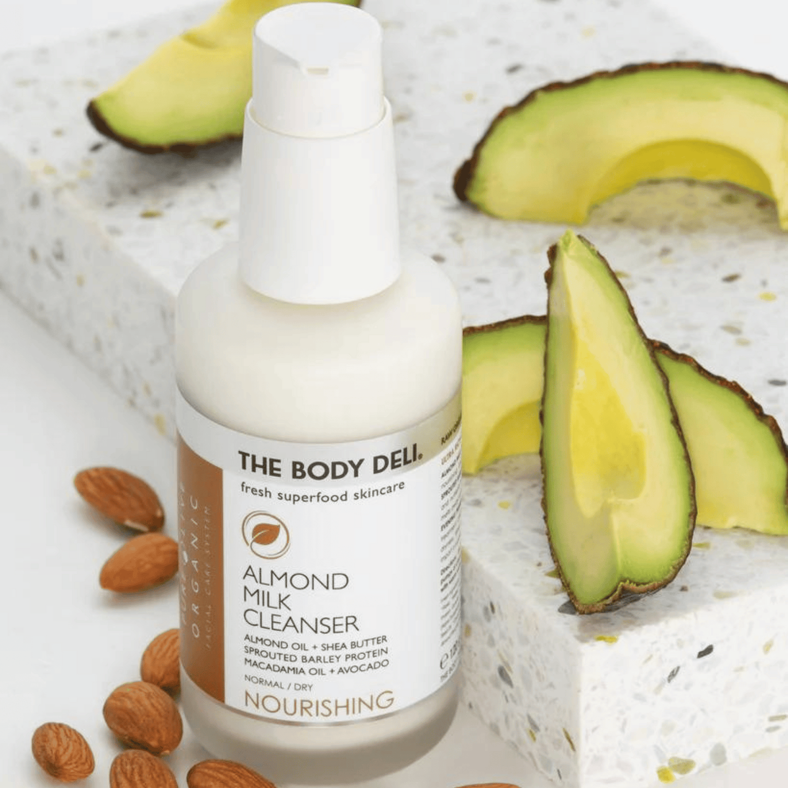 Almond Milk Cleanser with Almonds and Avocado