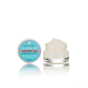 body deli glacial ice lip gloss jar