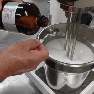 body wash being made in blender