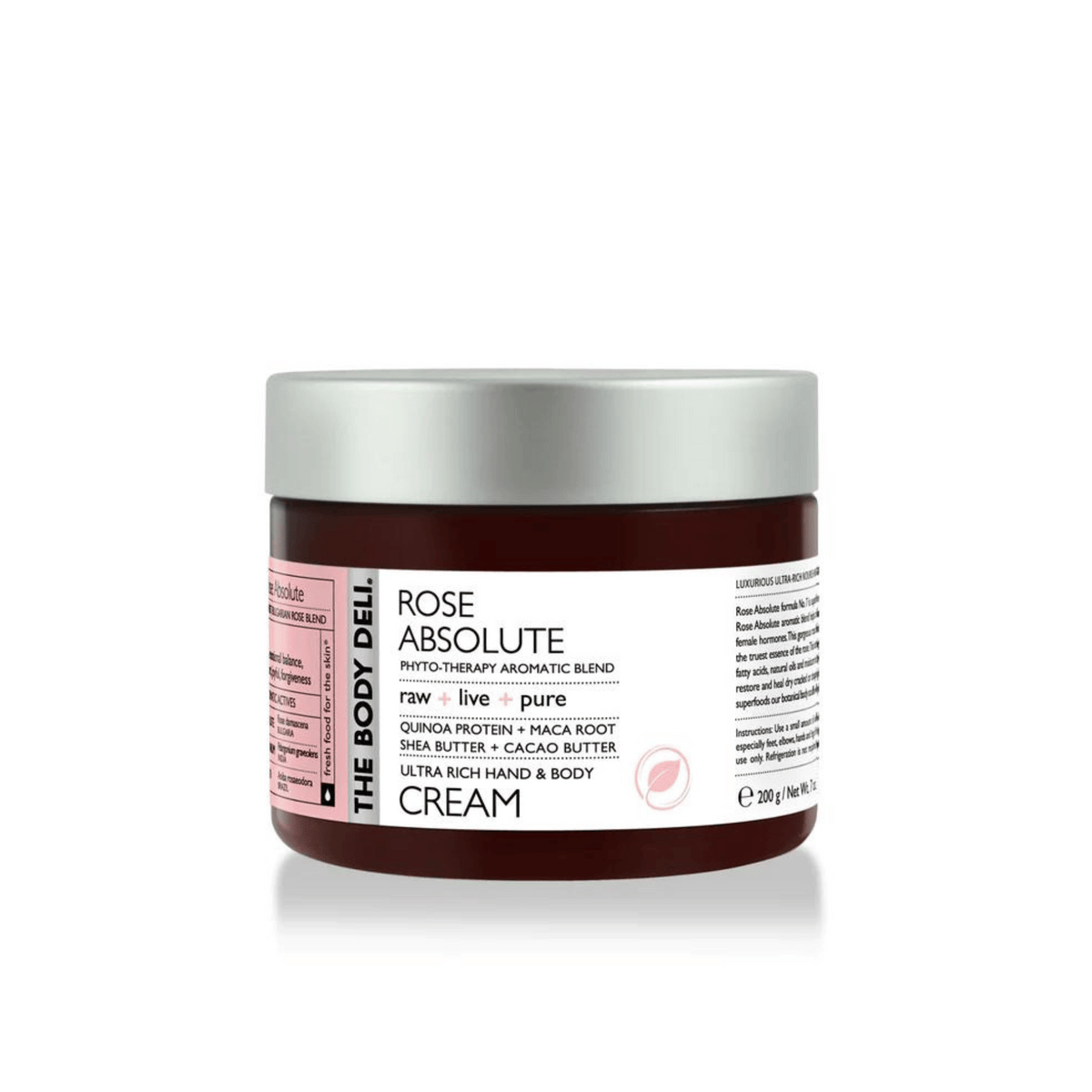 body deli rose cream jar