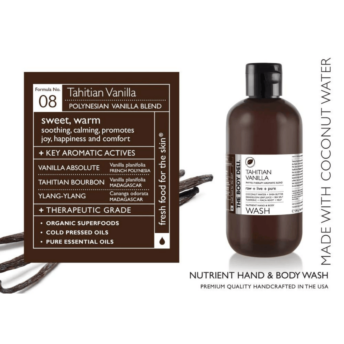 body deli vanilla wash benefits