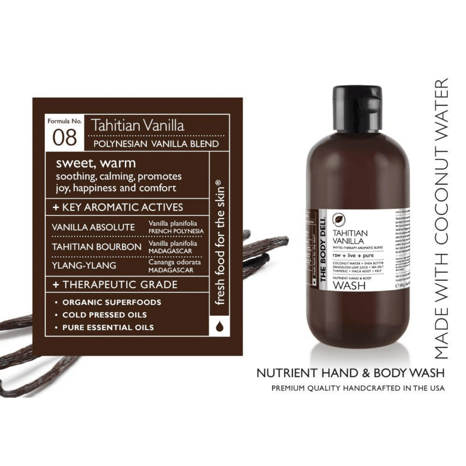 body deli vanilla wash benefits