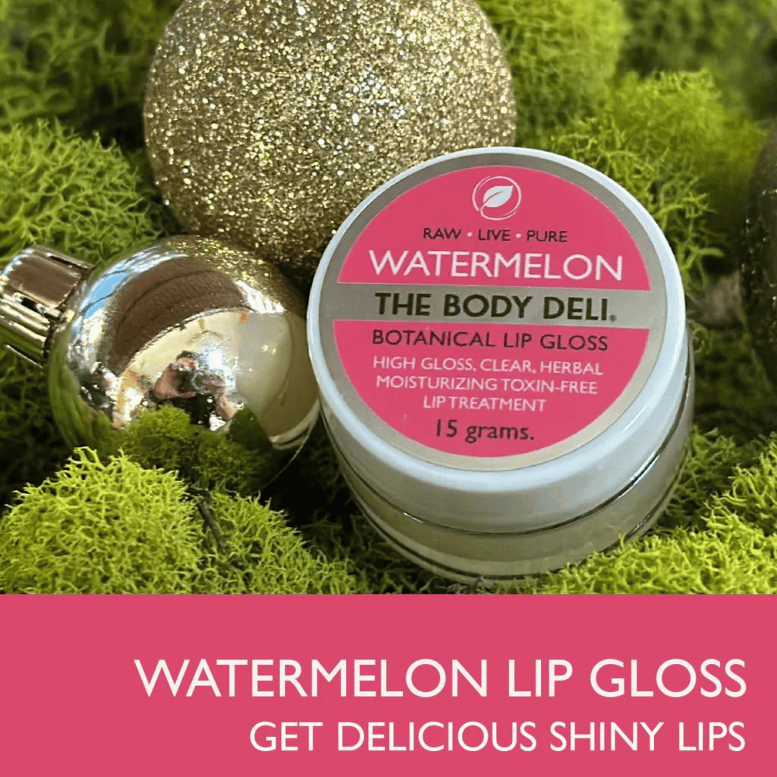 body deli watermelon lip gloss within plants