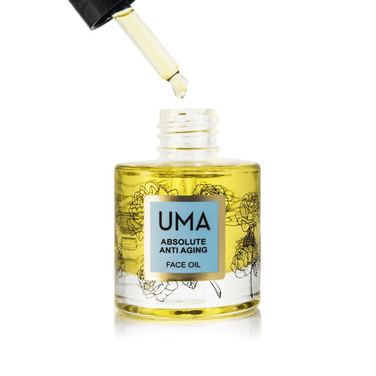 uma anti-aging face oil dropper