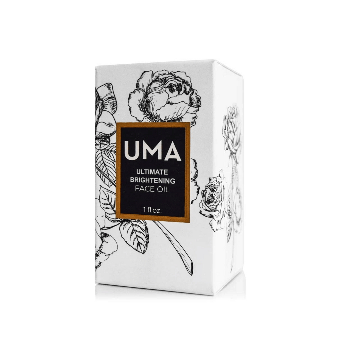 uma brightening face oil box