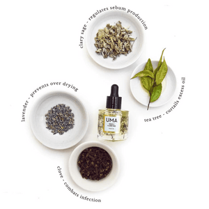uma clarifying facial oil ingredients