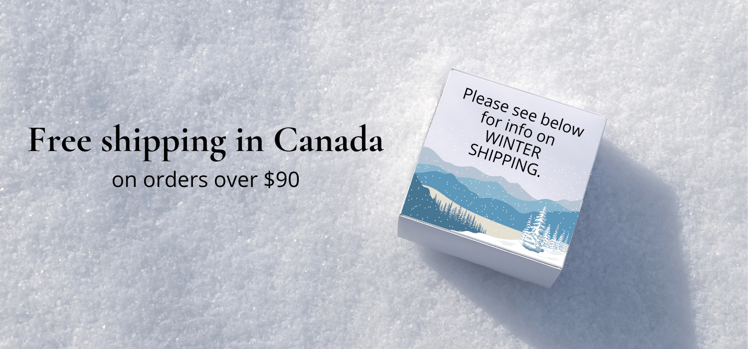 Free shipping natural skincare Canada.