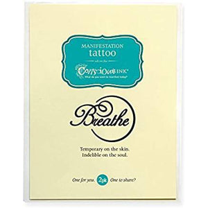 Conscious Ink Temporary Tattoo - Breathe