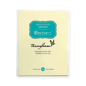Conscious Ink Temporary Tattoo - Transform