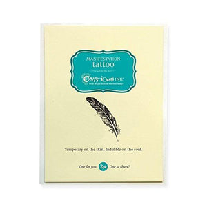 Conscious Ink Temporary Tattoo - Feather