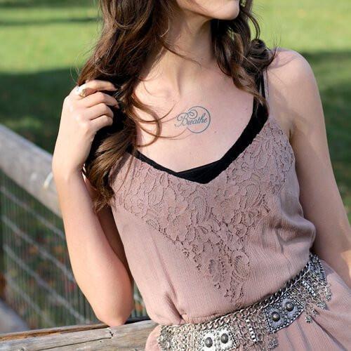 Conscious Ink Temporary Tattoo - Breathe