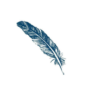 Conscious Ink Temporary Tattoo - Feather